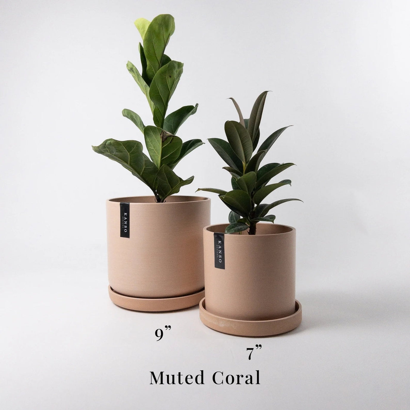 Muted Coral Planters