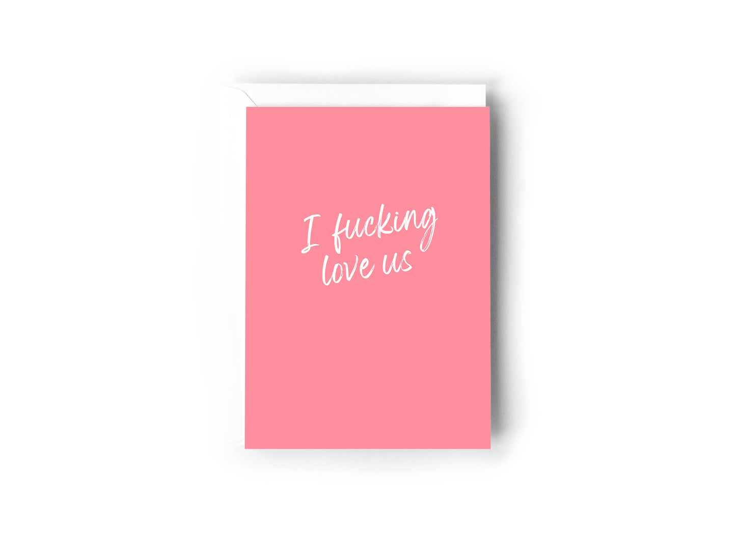 I fucking love us card