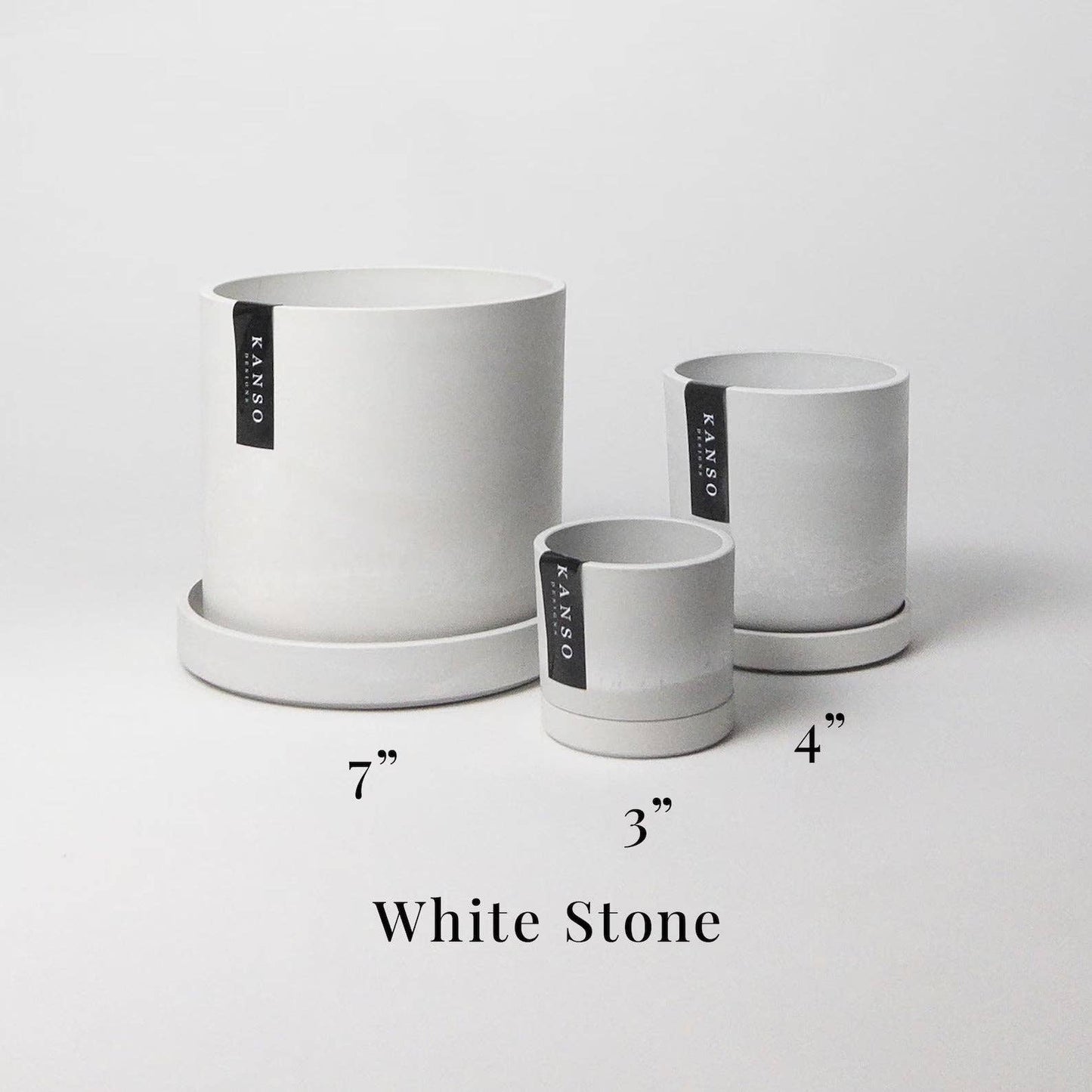 White Planter & Saucer