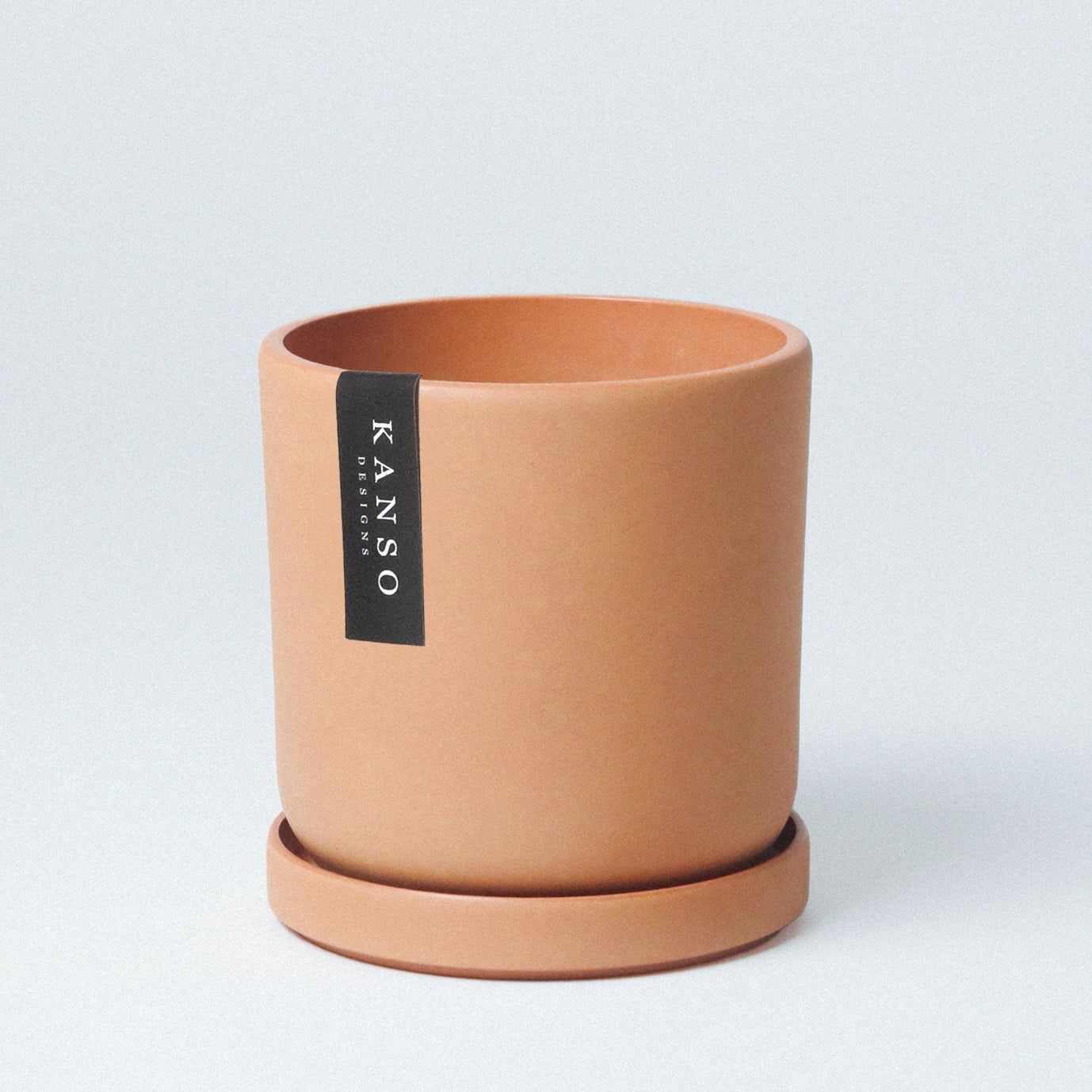 Dusted Clay Planter & Saucer