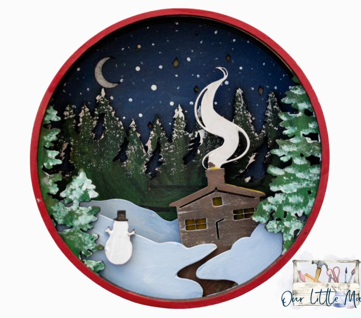 Paint by Layers Shadow Box Workshop