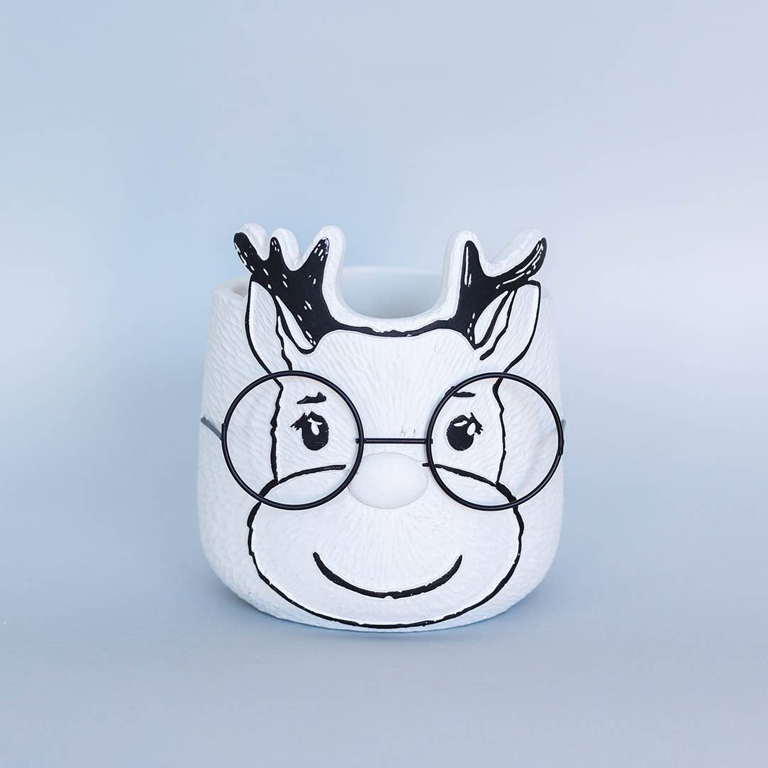 Deer Cement Planter