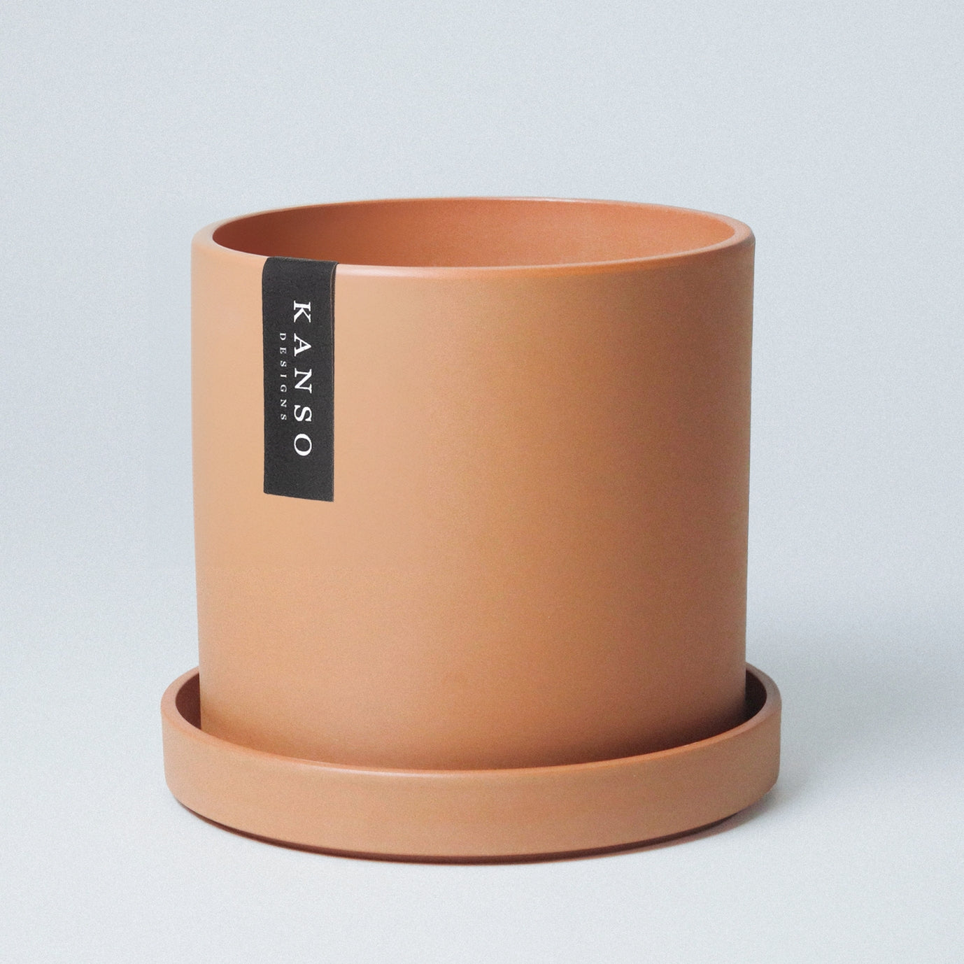 Dusted Clay Planter & Saucer