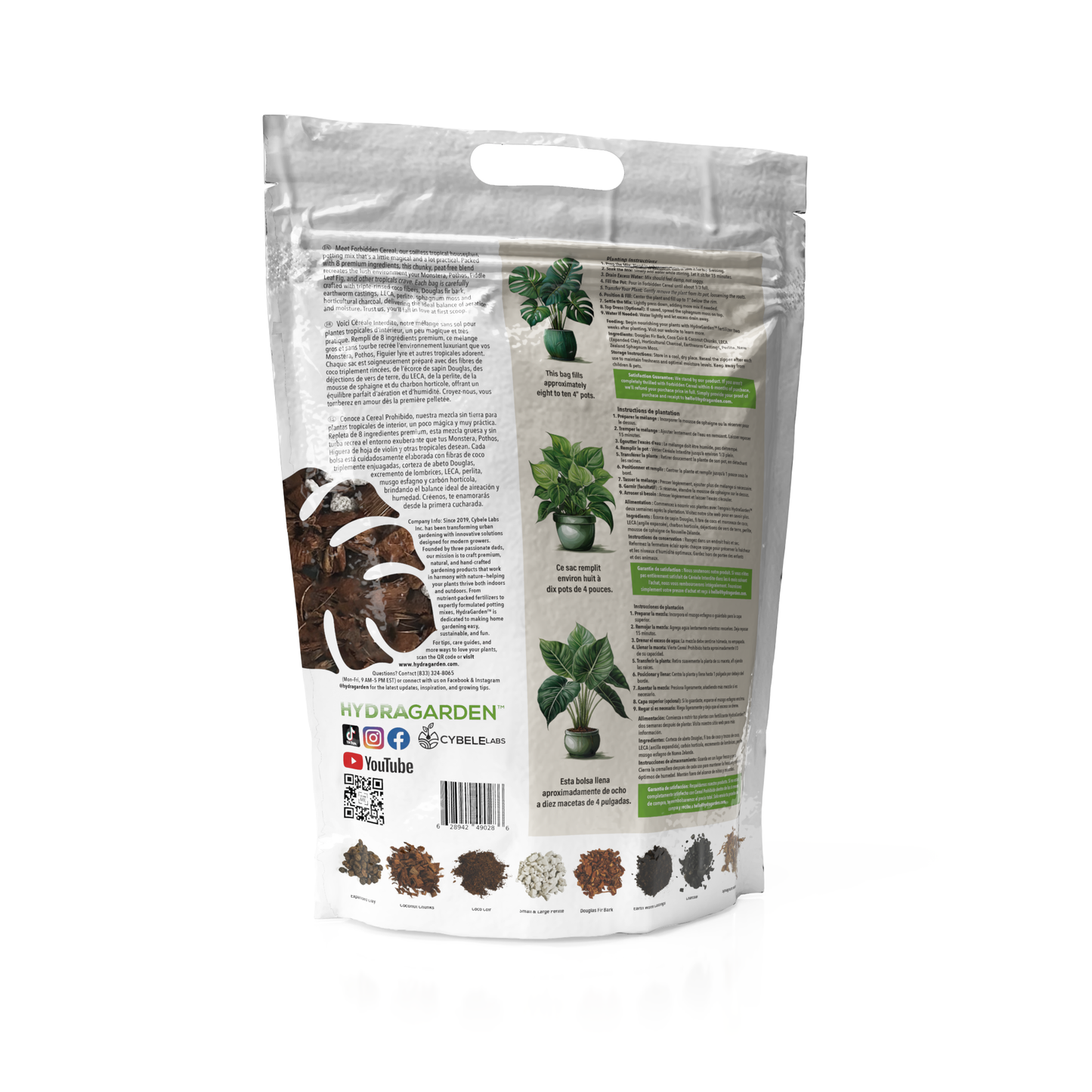 Forbidden Cereal Soilless Chunky Houseplant Potting Mix