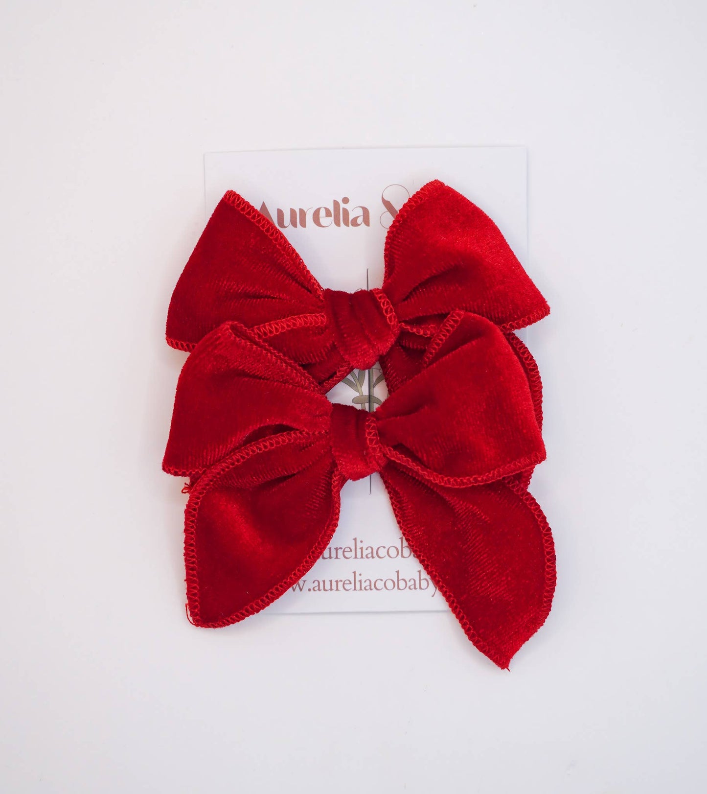 Luxe Velvet Fable Hair Pair Bows