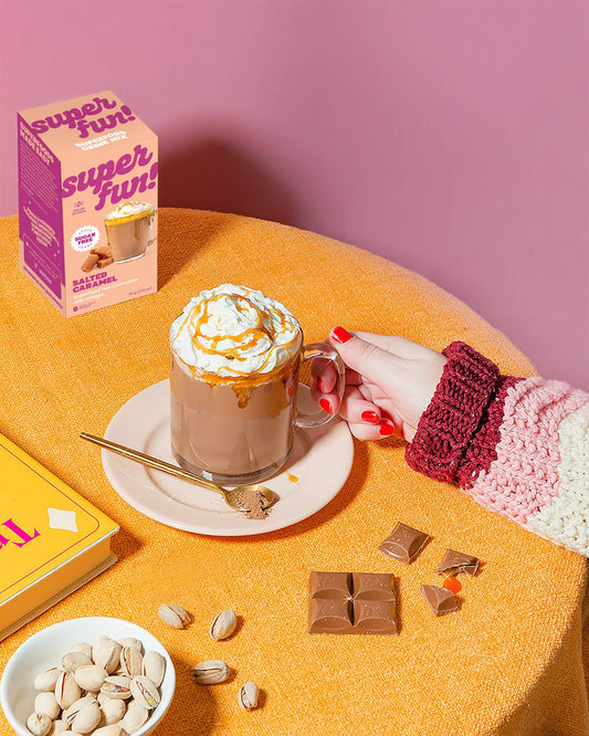 Superfun! Salted Caramel Superfood Hot Chocolate