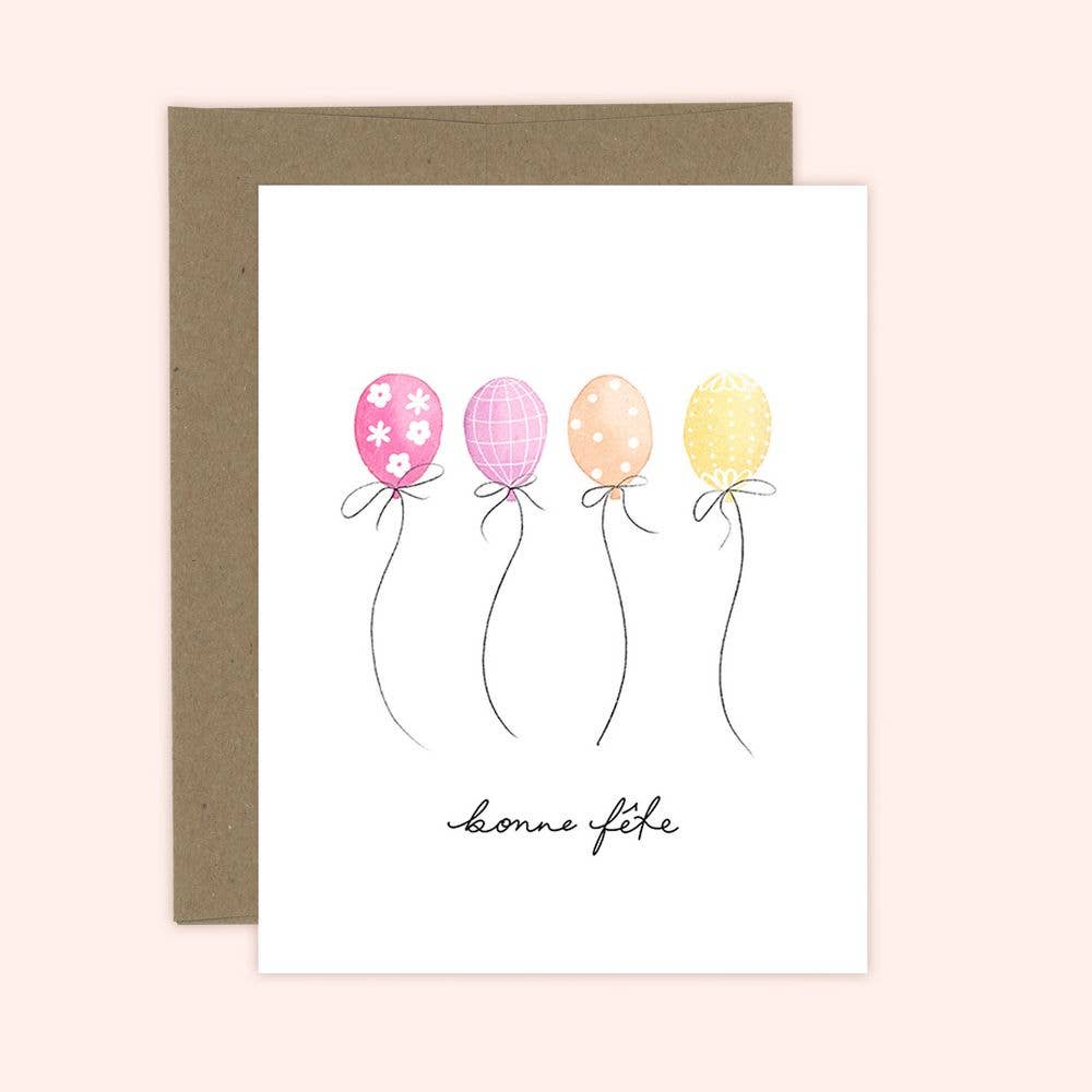 Bonne Fete Birthday Card