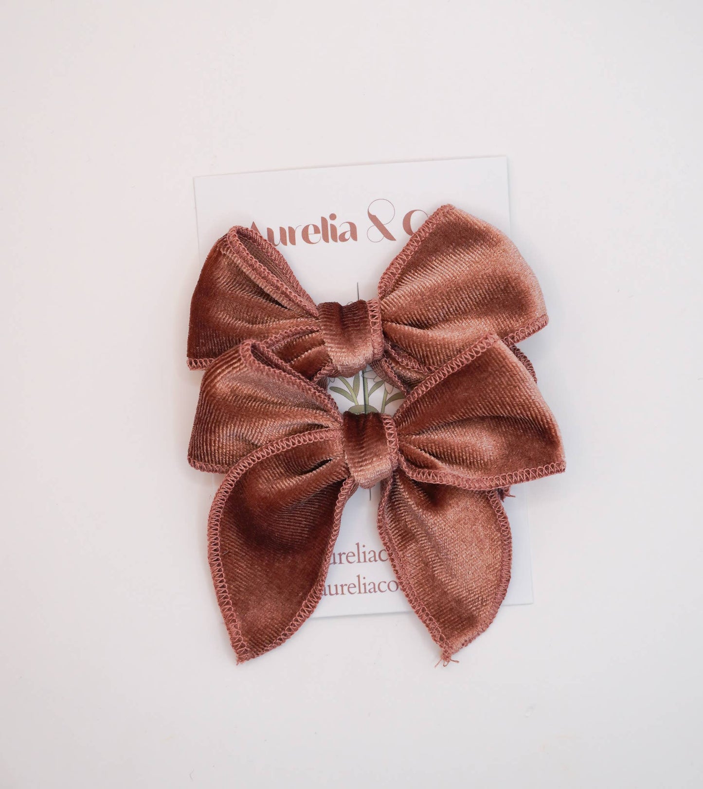 Luxe Velvet Fable Hair Pair Bows