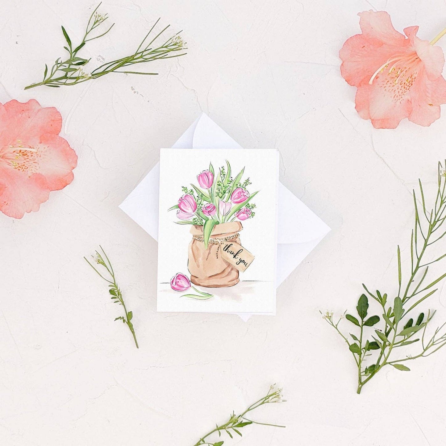 Mini Card - Thank You Blooms