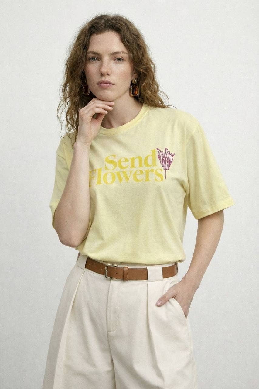 Spring Flowers Cotton T-shirt
