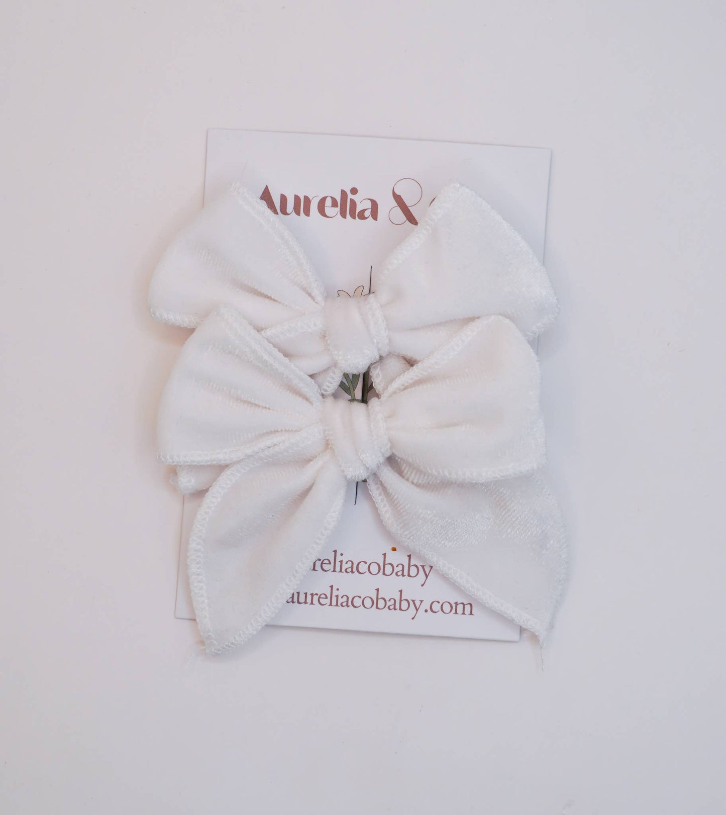 Luxe Velvet Fable Hair Pair Bows