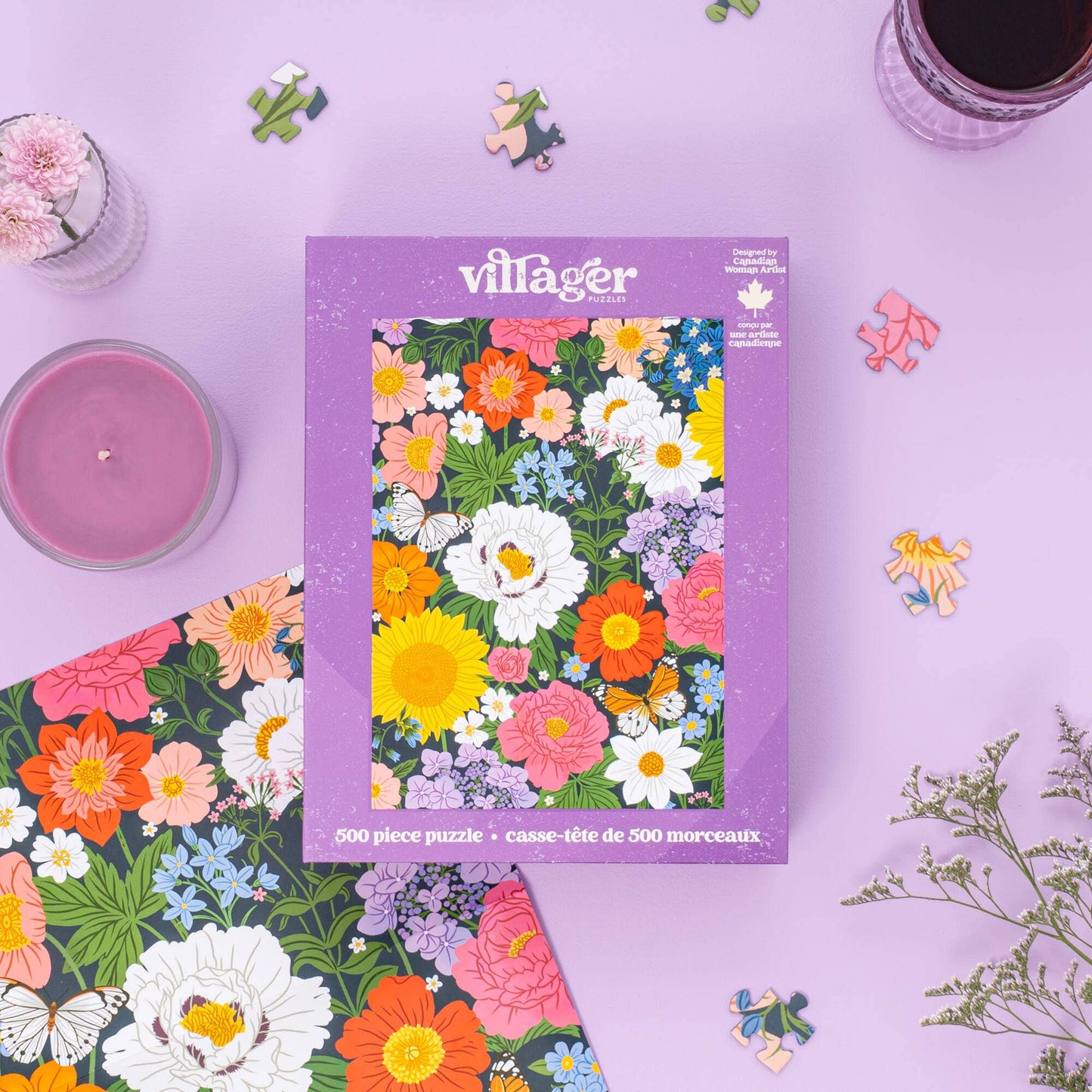 Midnight Blooms | 500-Piece Puzzle