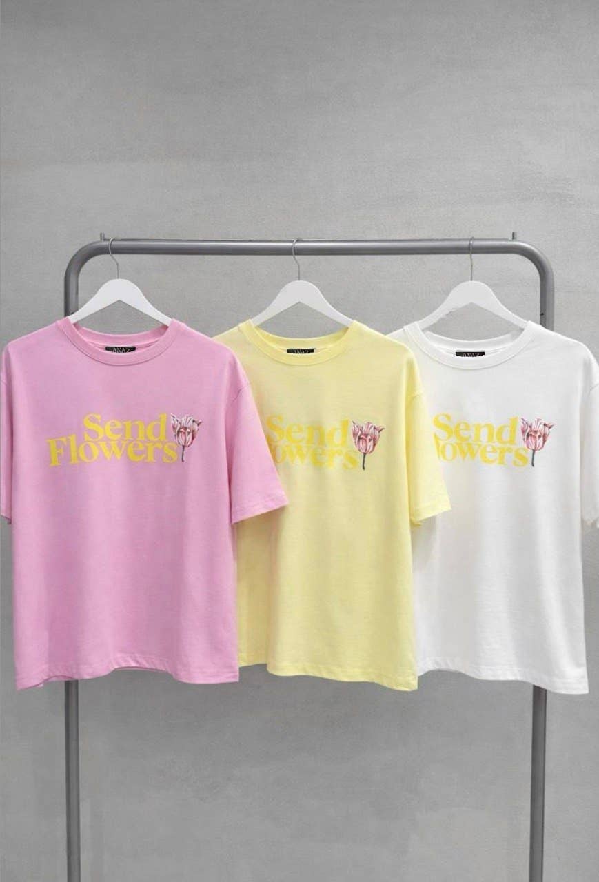 Spring Flowers Cotton T-shirt