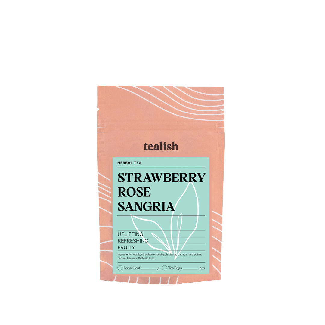 Strawberry Rose Sangria - Herbal Tea