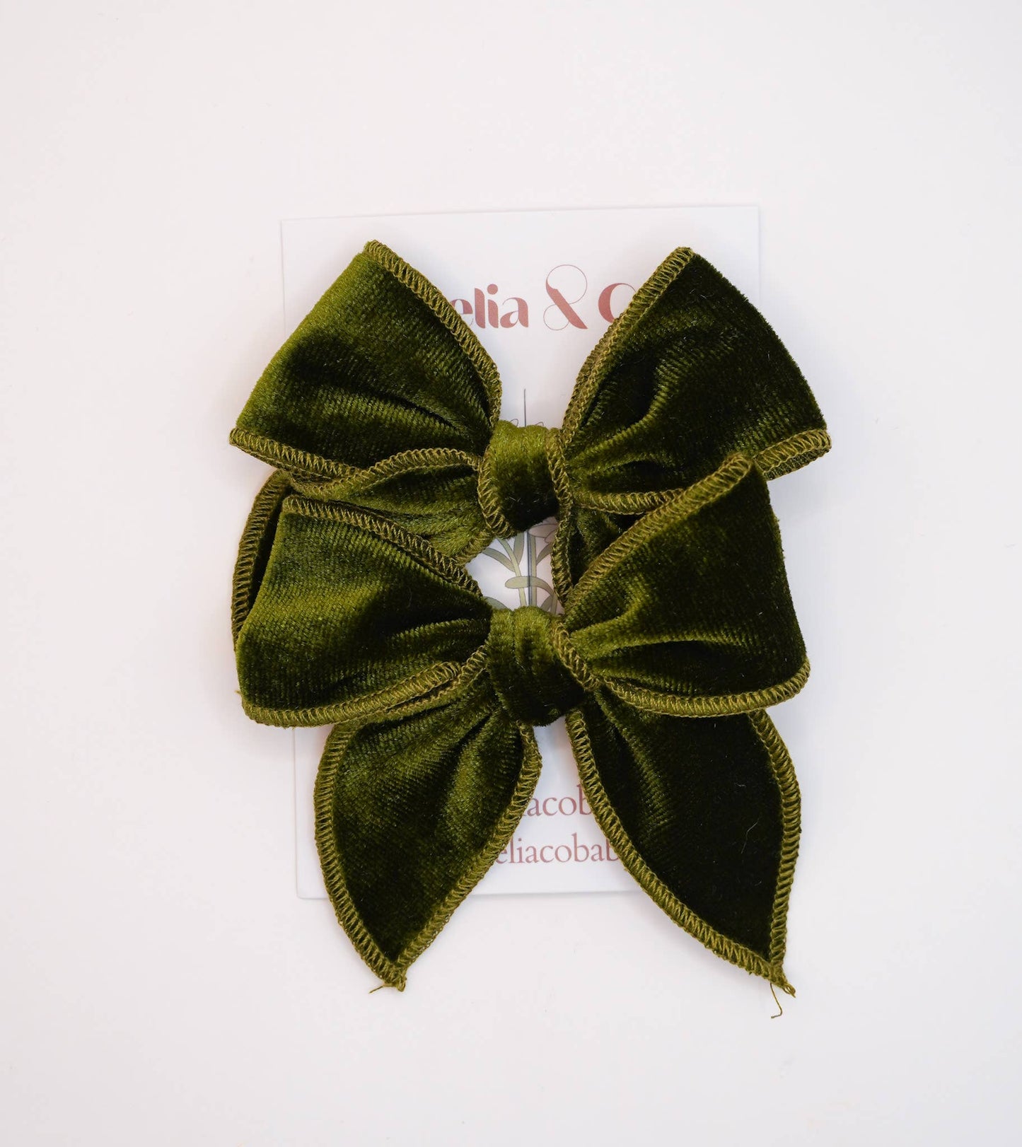 Luxe Velvet Fable Hair Pair Bows