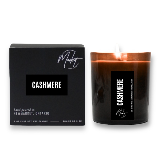 CASHMERE SOY WAX CANDLE - LUXE VESSEL WITH BOX