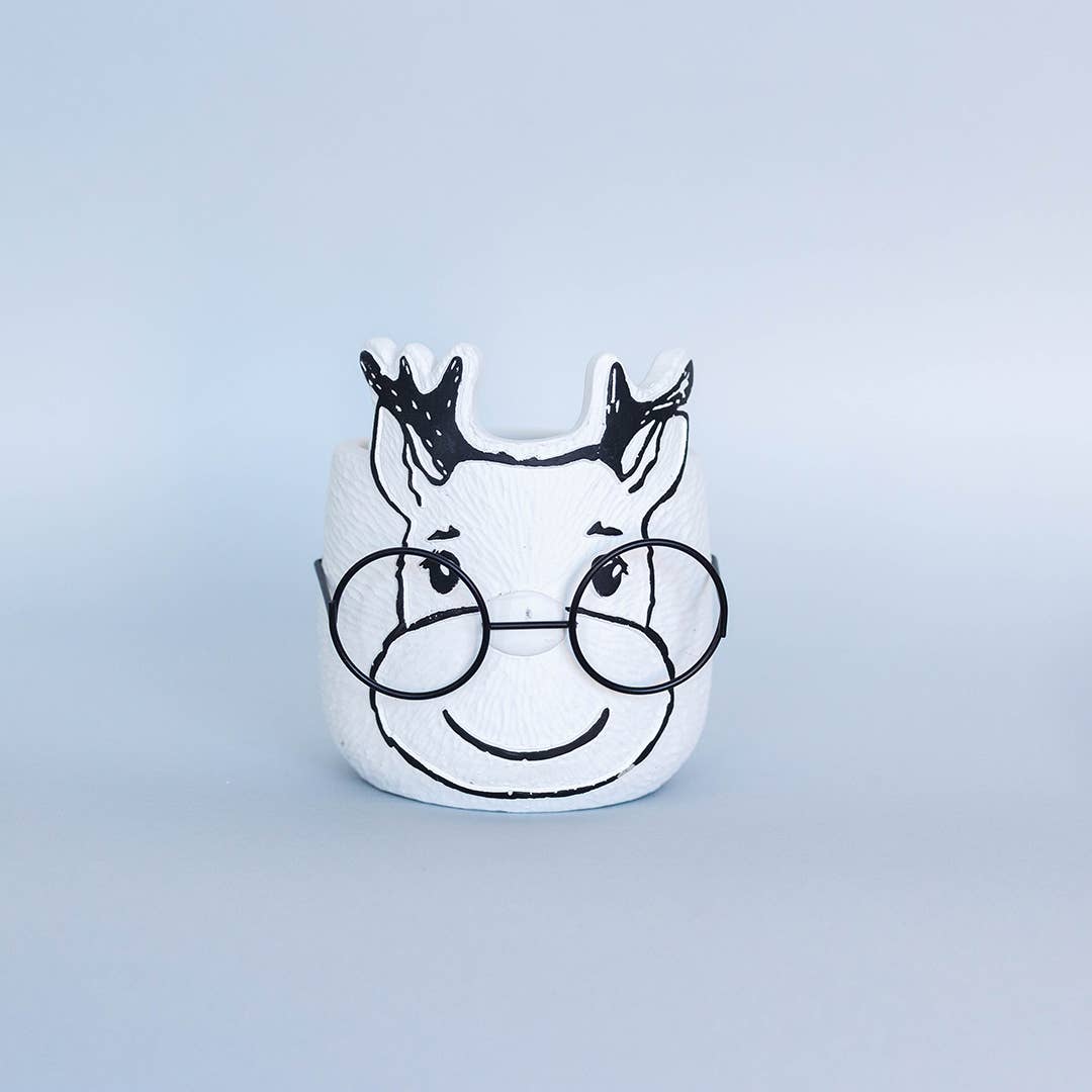 Deer Cement Planter