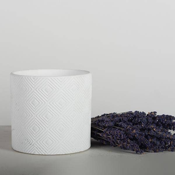 "White On White" Planter