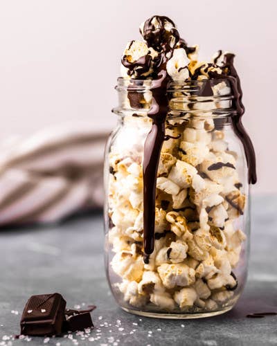 Dark Chocolate & Sea Salt Popcorn