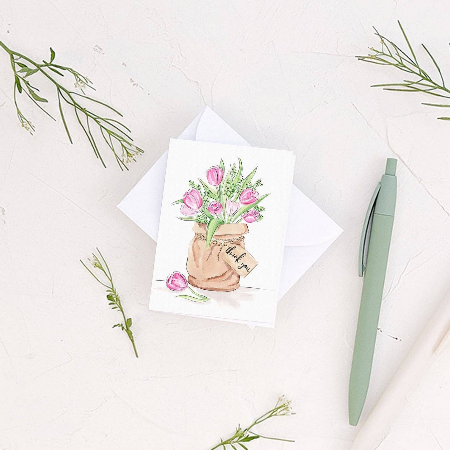 Mini Card - Thank You Blooms