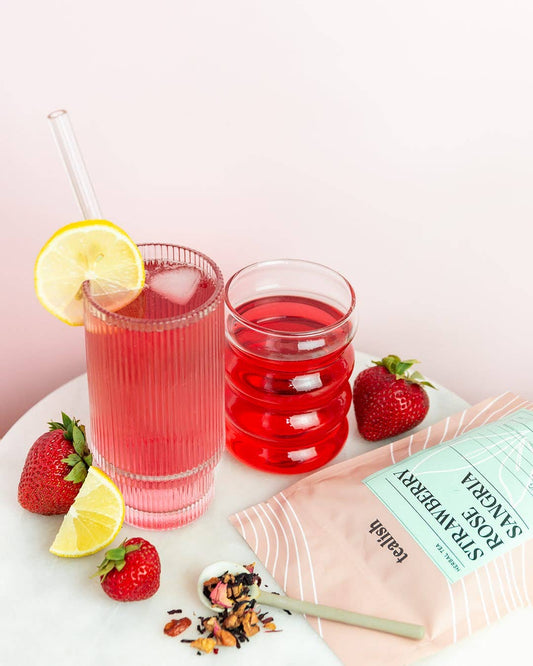 Strawberry Rose Sangria - Herbal Tea
