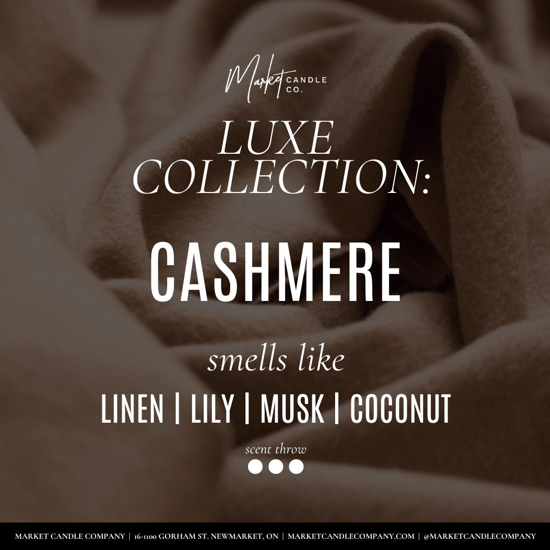 CASHMERE SOY WAX CANDLE - LUXE VESSEL WITH BOX