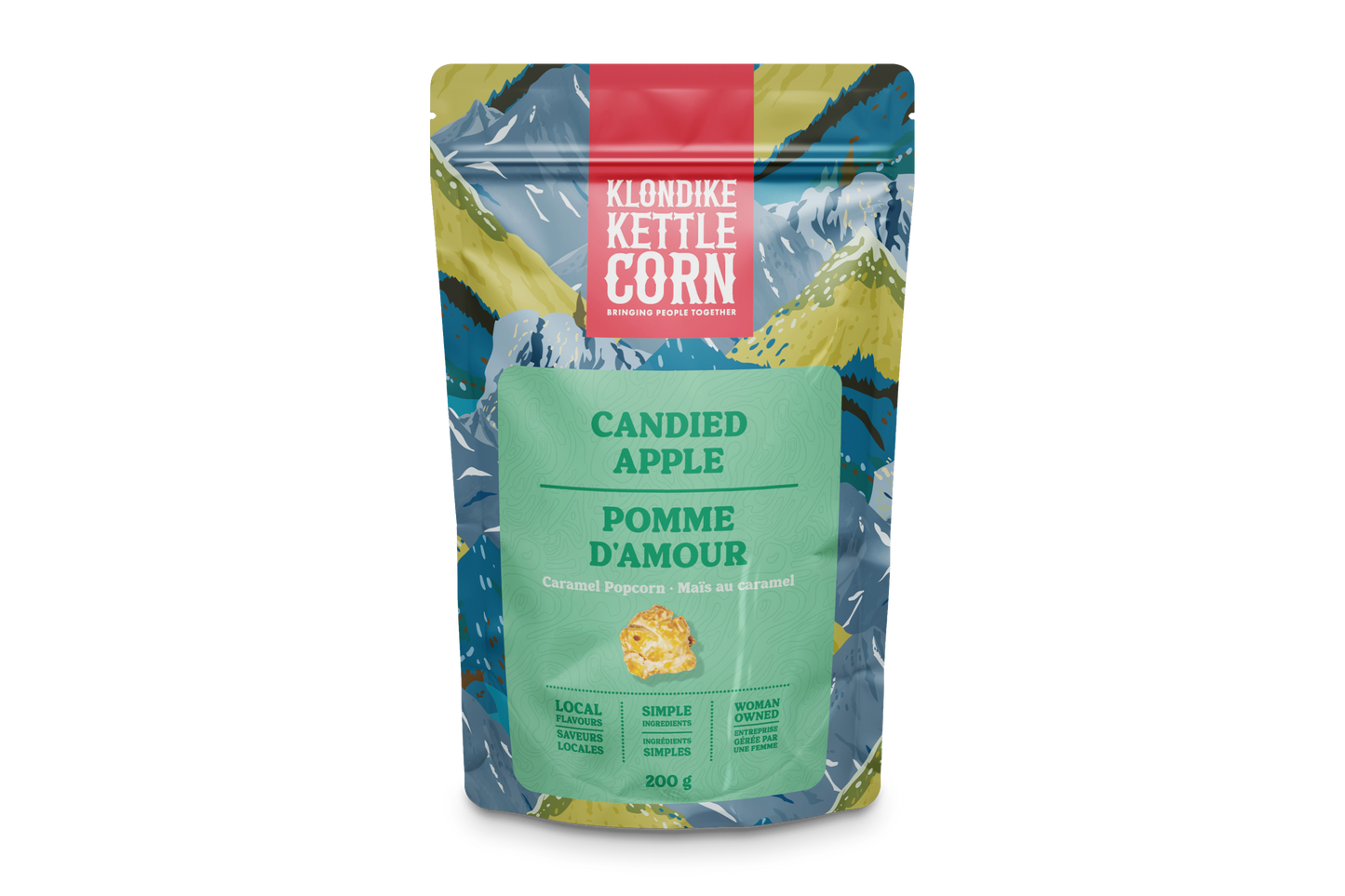 Candied Apple Caramel Popcorn