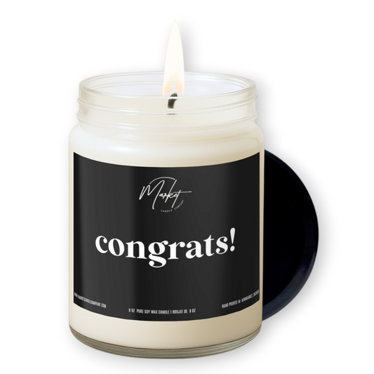 CONGRATS -  SOY CANDLE