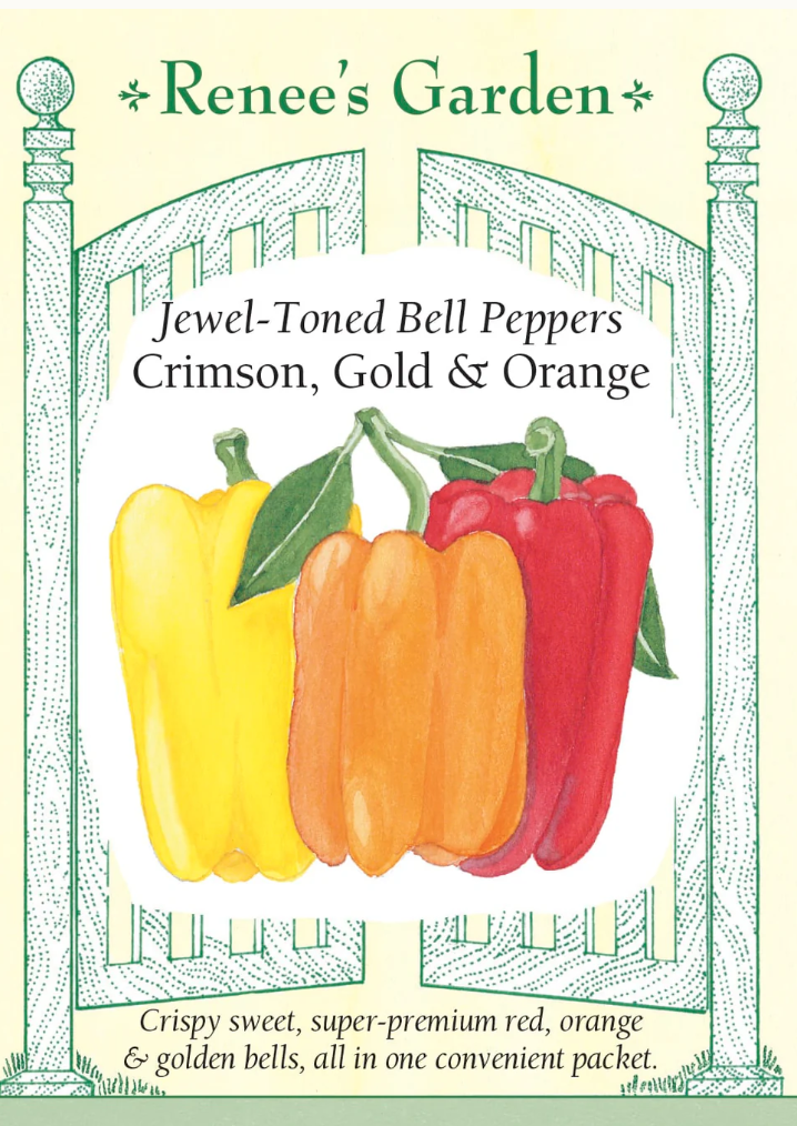 Crimson, Gold, & Orange - Jewel-Toned Bell Peppers