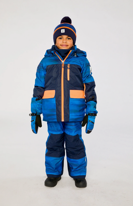 Deux par Deux Two Piece Play Snowsuit Navy Blue