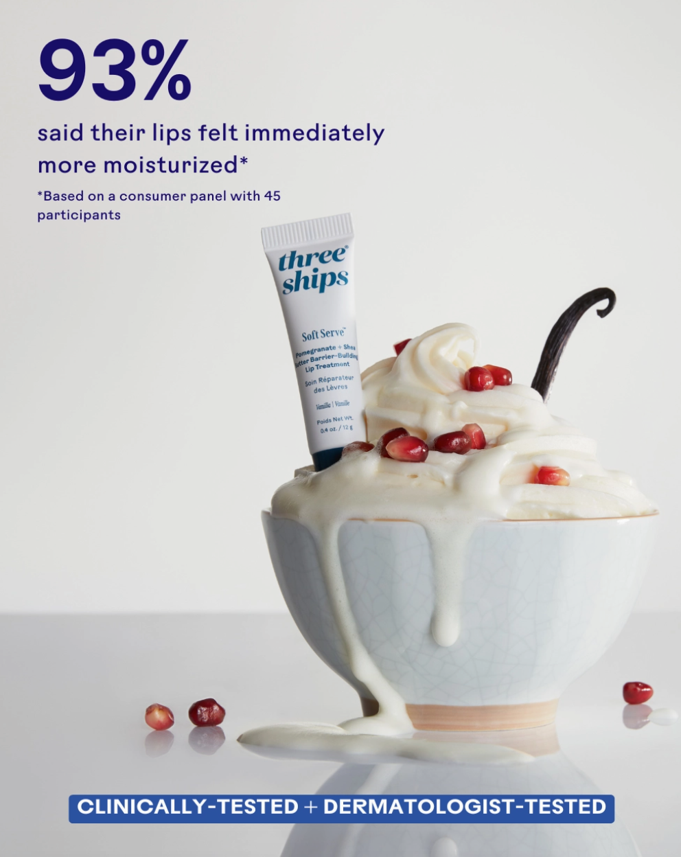 Softserve™ Pomegranate + Shea Butter Barrier-Building Lip Treatment