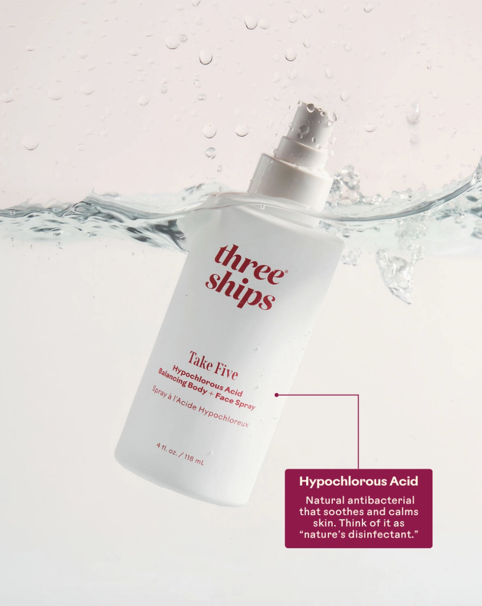 Take Five™ Hypochlorous Acid Balancing Body + Face Spray