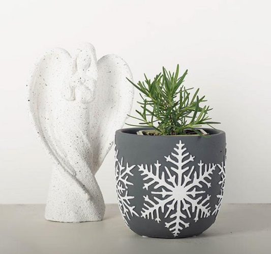 Pot with Snowflake