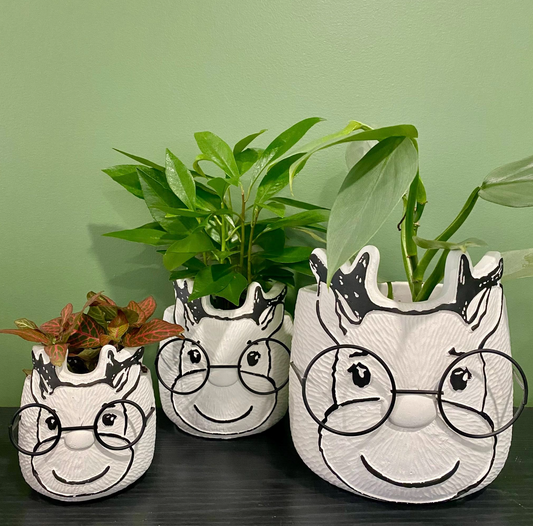 Deer Cement Planter