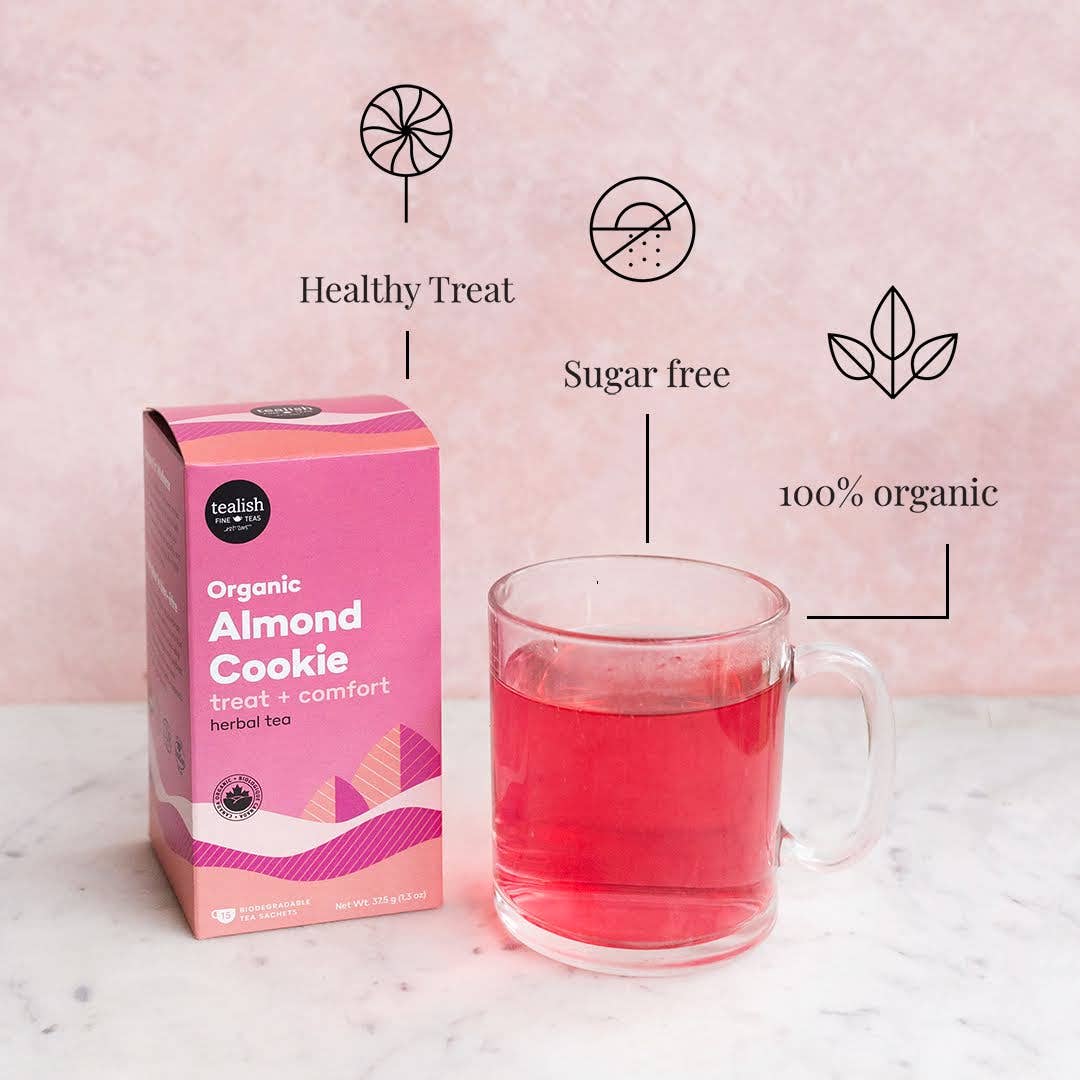 Organic Almond Cookie Sachets -Tea
