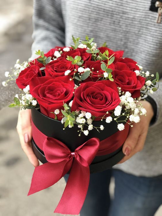 Roses in a box