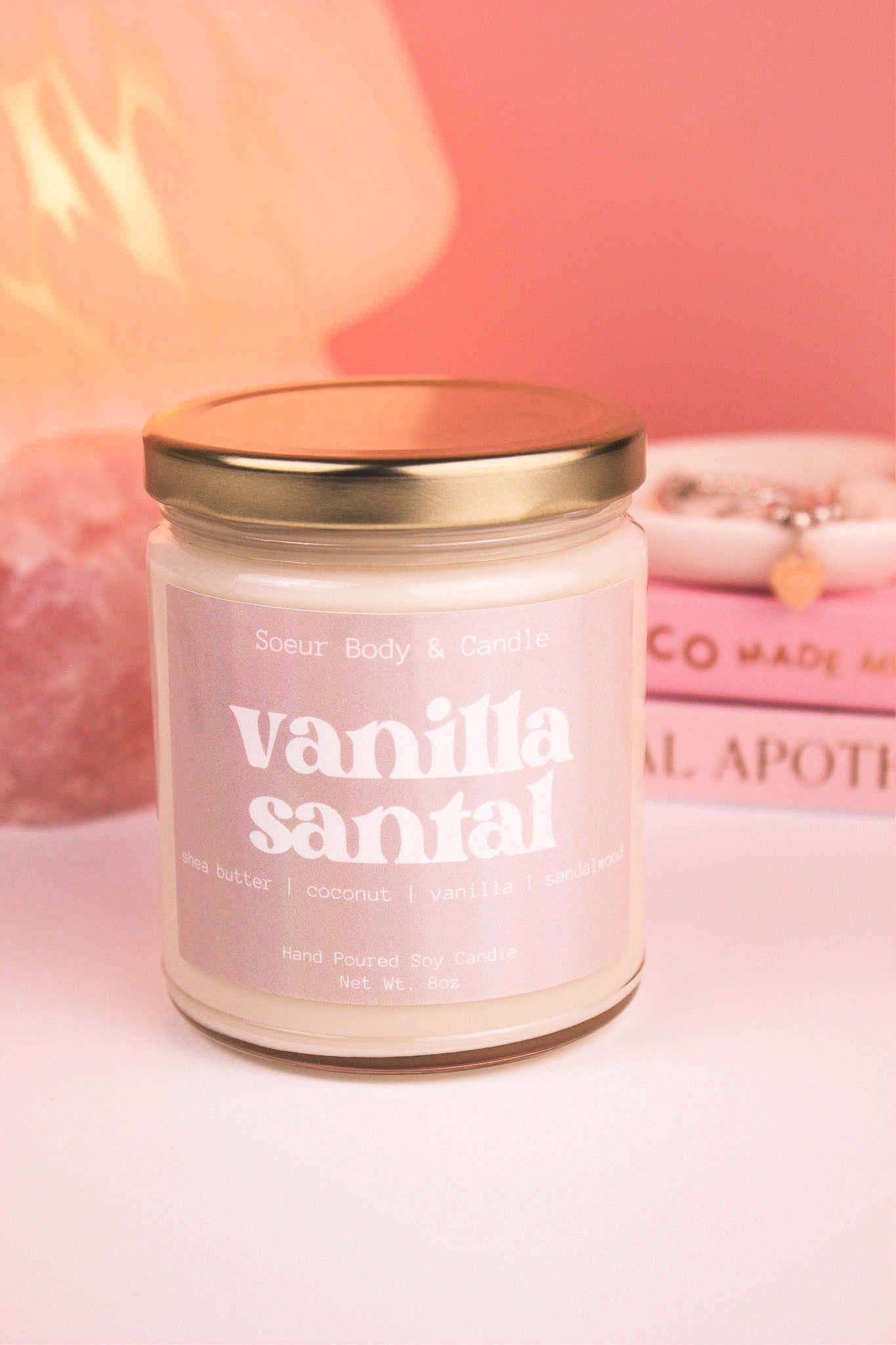 Vanilla Santal Soy Candle