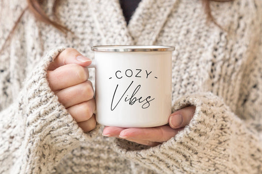 Cozy Vibes camper mug