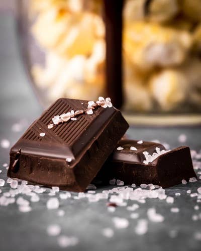 Dark Chocolate & Sea Salt Popcorn