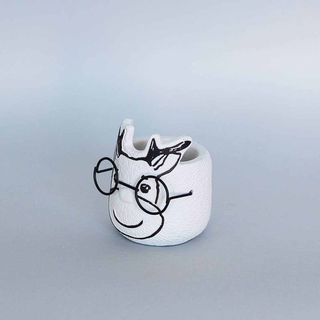 Deer Cement Planter