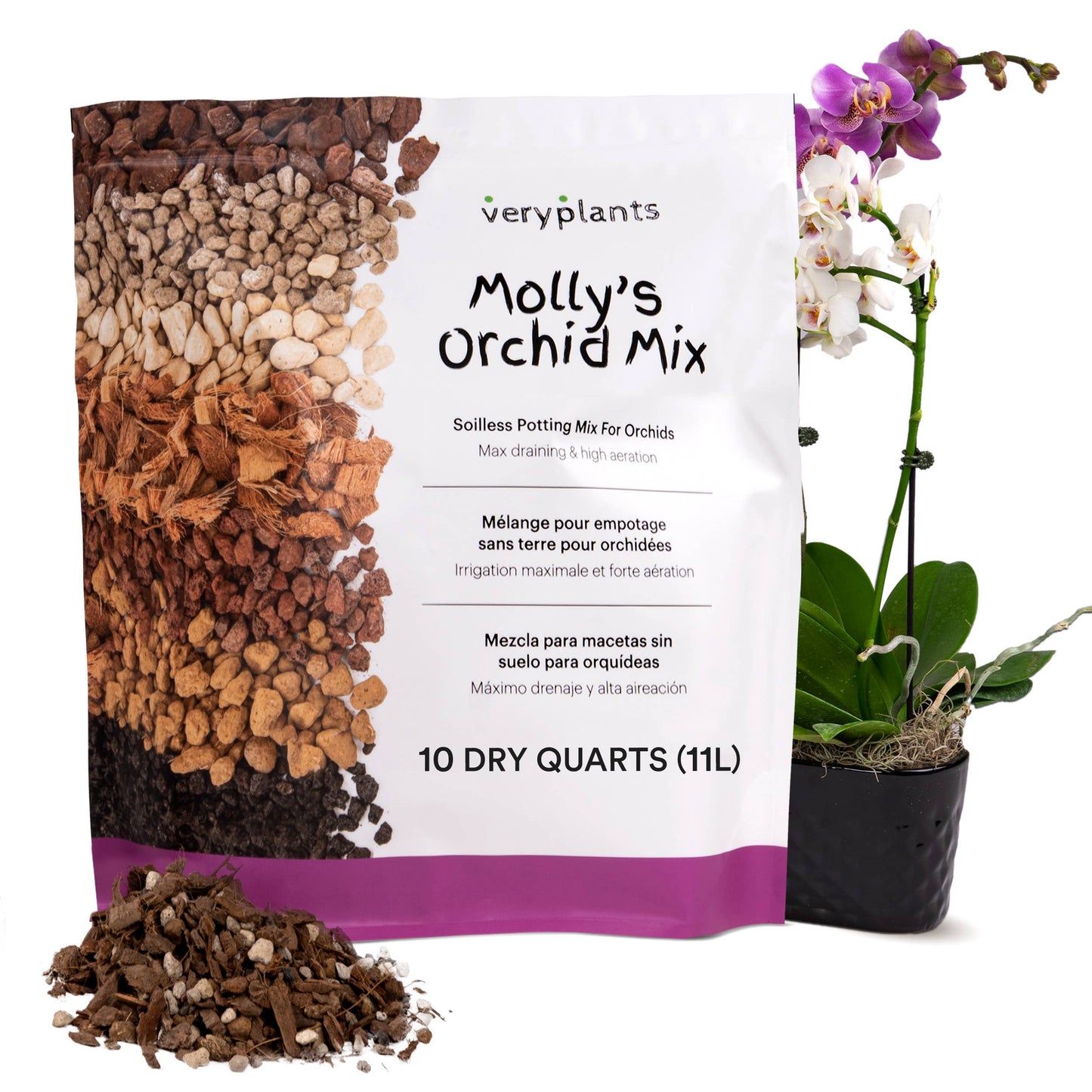 Molly's Orchid Mix - Premium Soilless Potting Mix