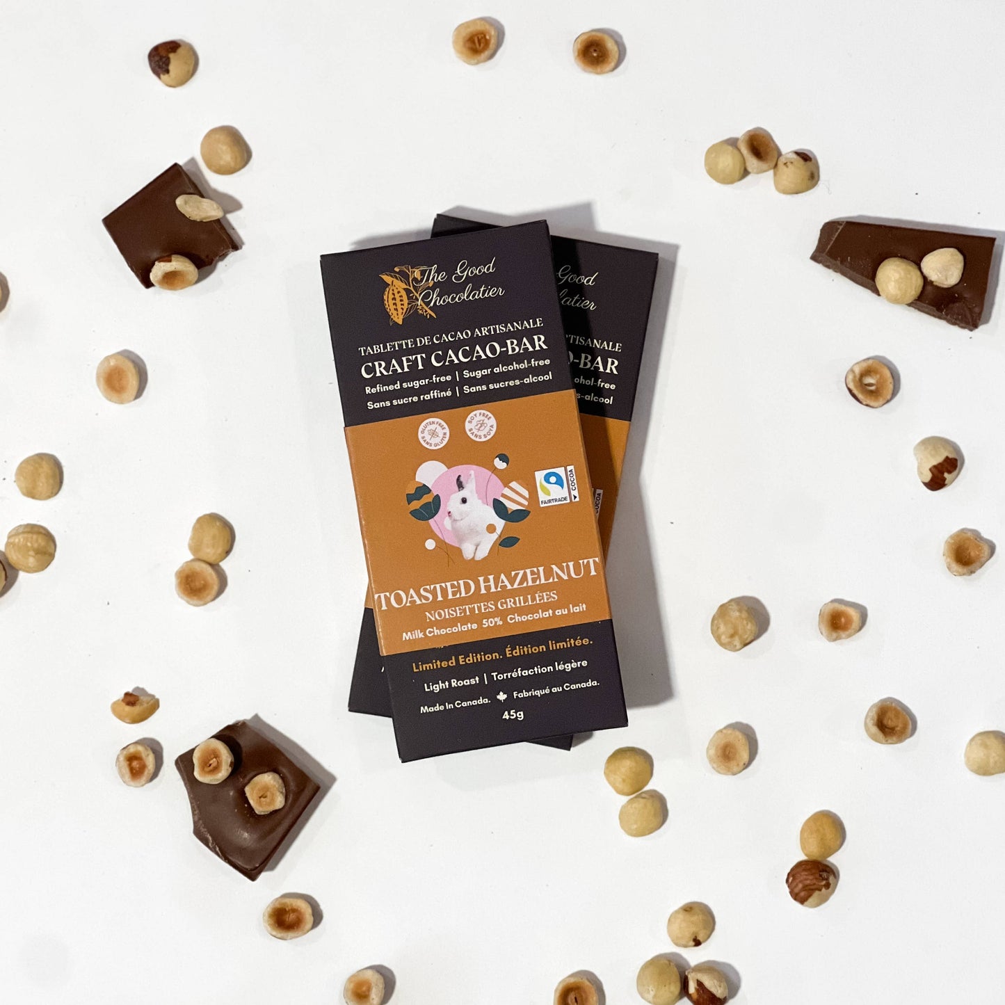 Toasted Hazelnut Chocolate Bar