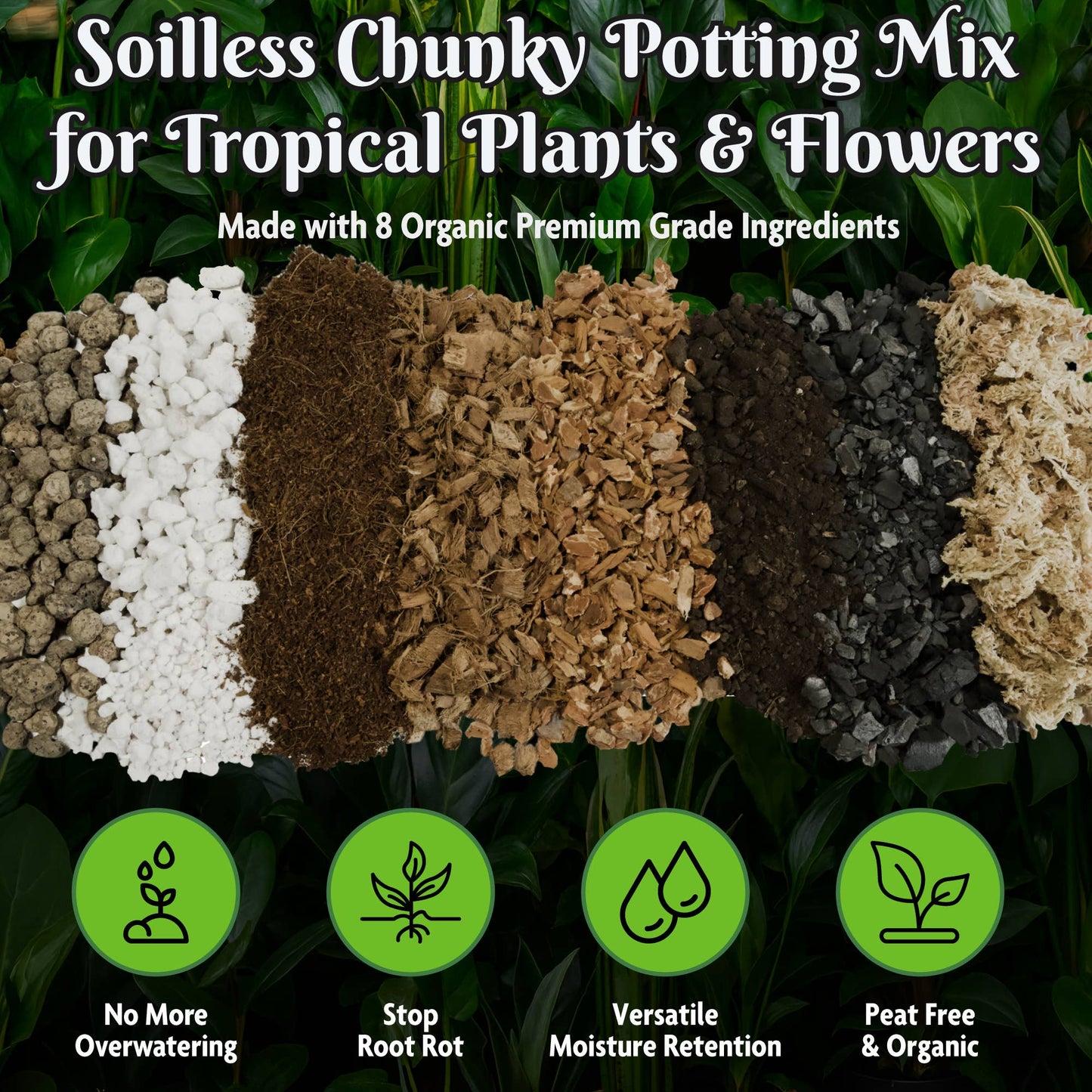 Forbidden Cereal Soilless Chunky Houseplant Potting Mix