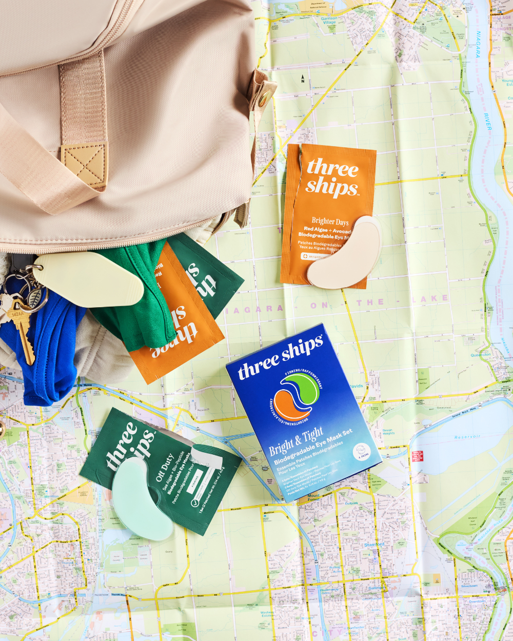 Bright & Tight Biodegradable Eye Mask Quartet