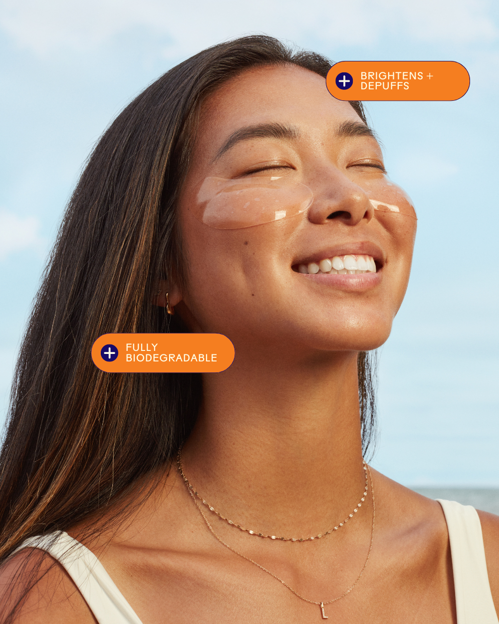 Brighter Days Red Algae + Avocado Biodegradable Eye Mask