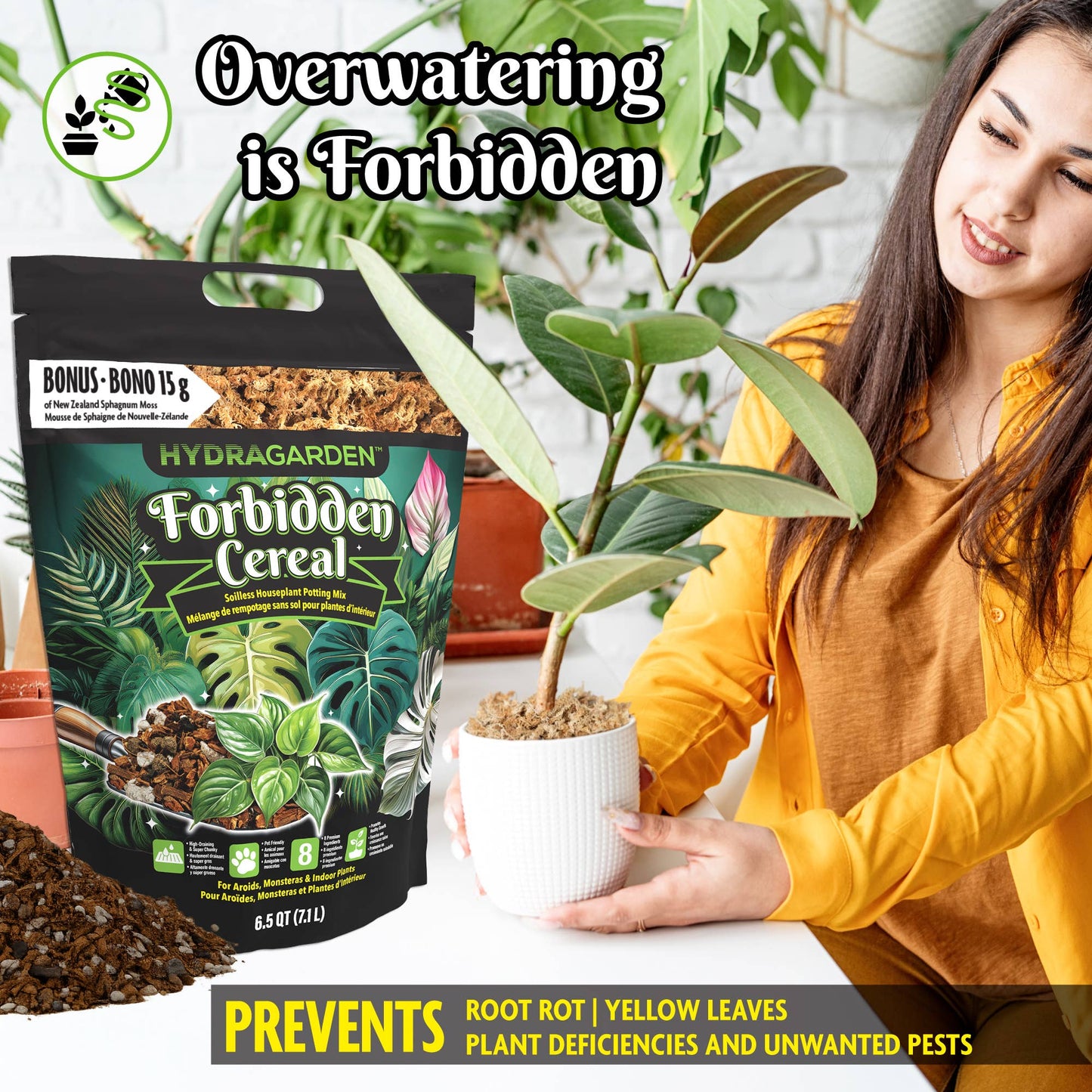 Forbidden Cereal Soilless Chunky Houseplant Potting Mix