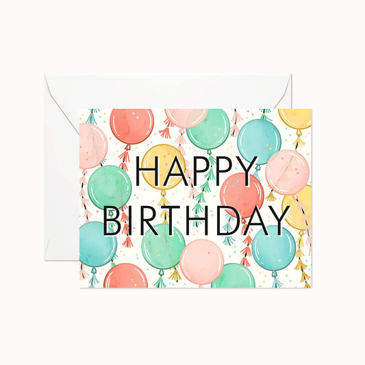Balloon Birthday Card