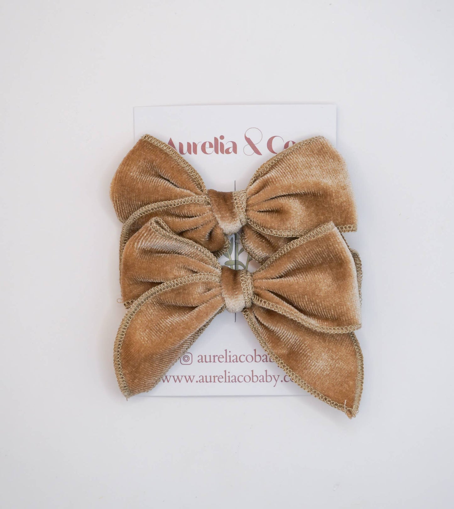 Luxe Velvet Fable Hair Pair Bows