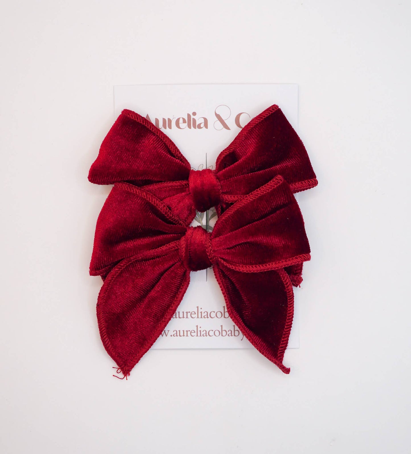 Luxe Velvet Fable Hair Pair Bows